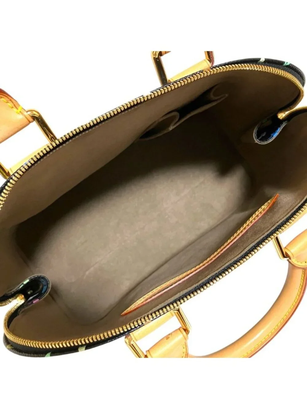 Louis Vuitton Monogram Multi Alma Handbag Black Multicolor